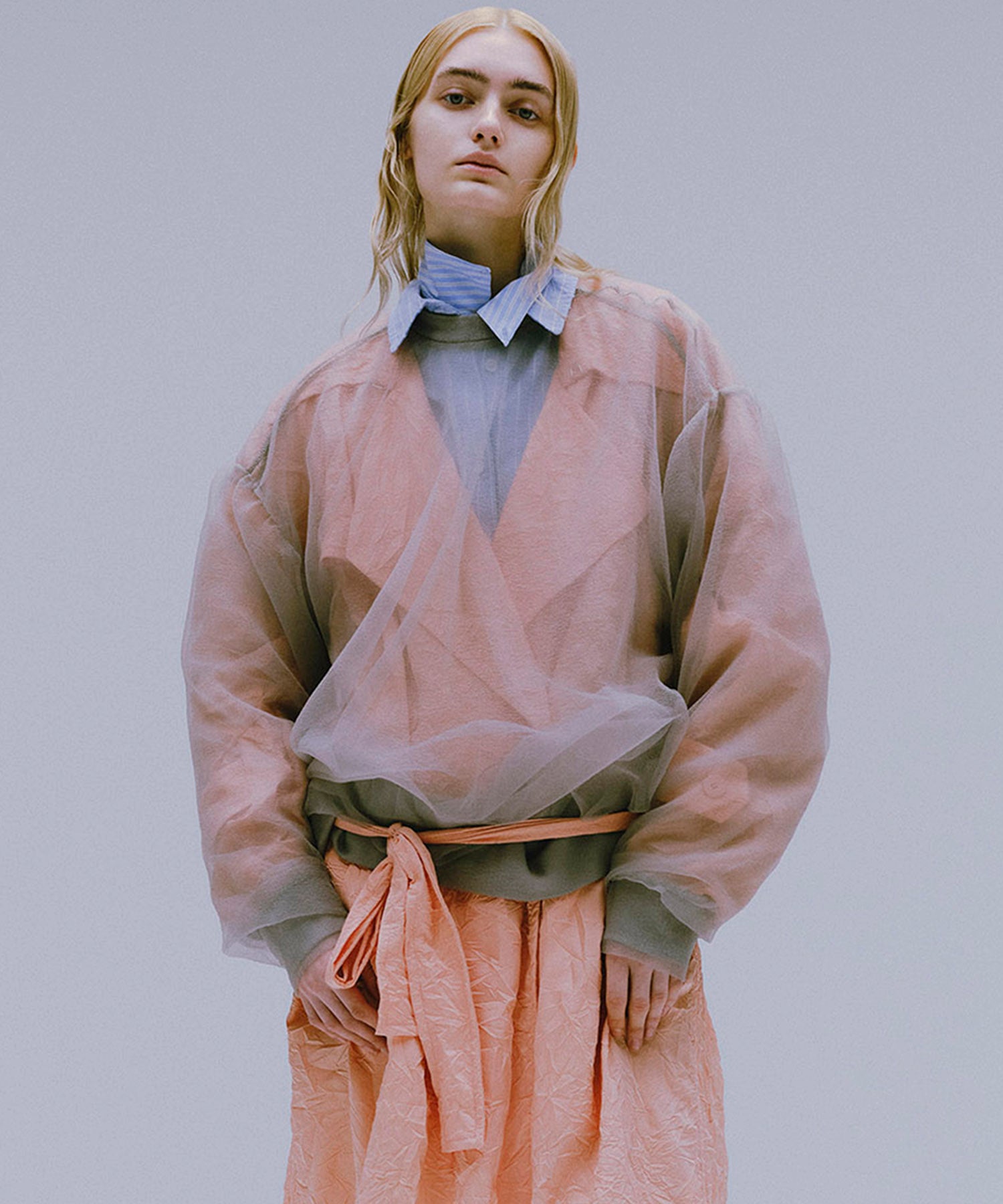 Washer Pleats Trench Coat