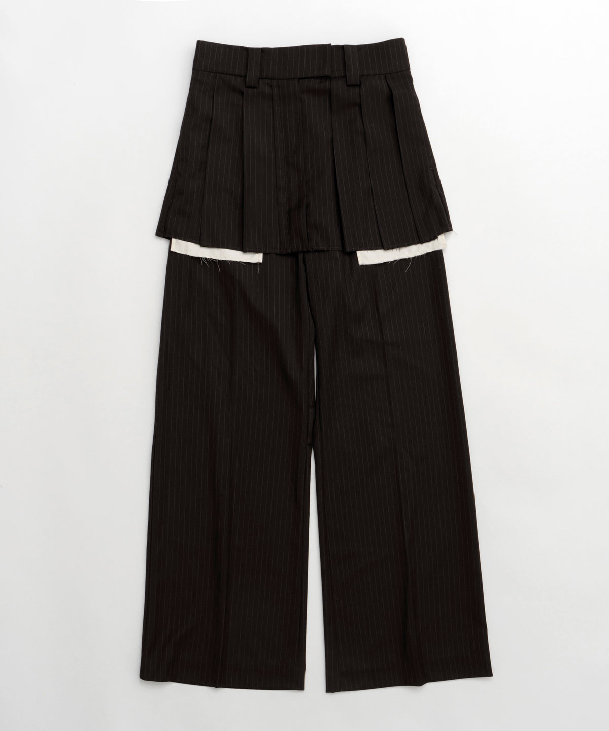 Box Pleated Skirt Pants