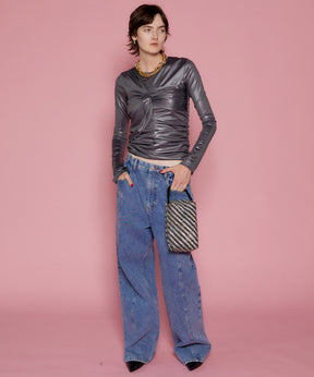 2way Waist Denim Pants