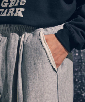 【SALE】Crush Sweat Prime-Wide Pin tuck Easy Pants