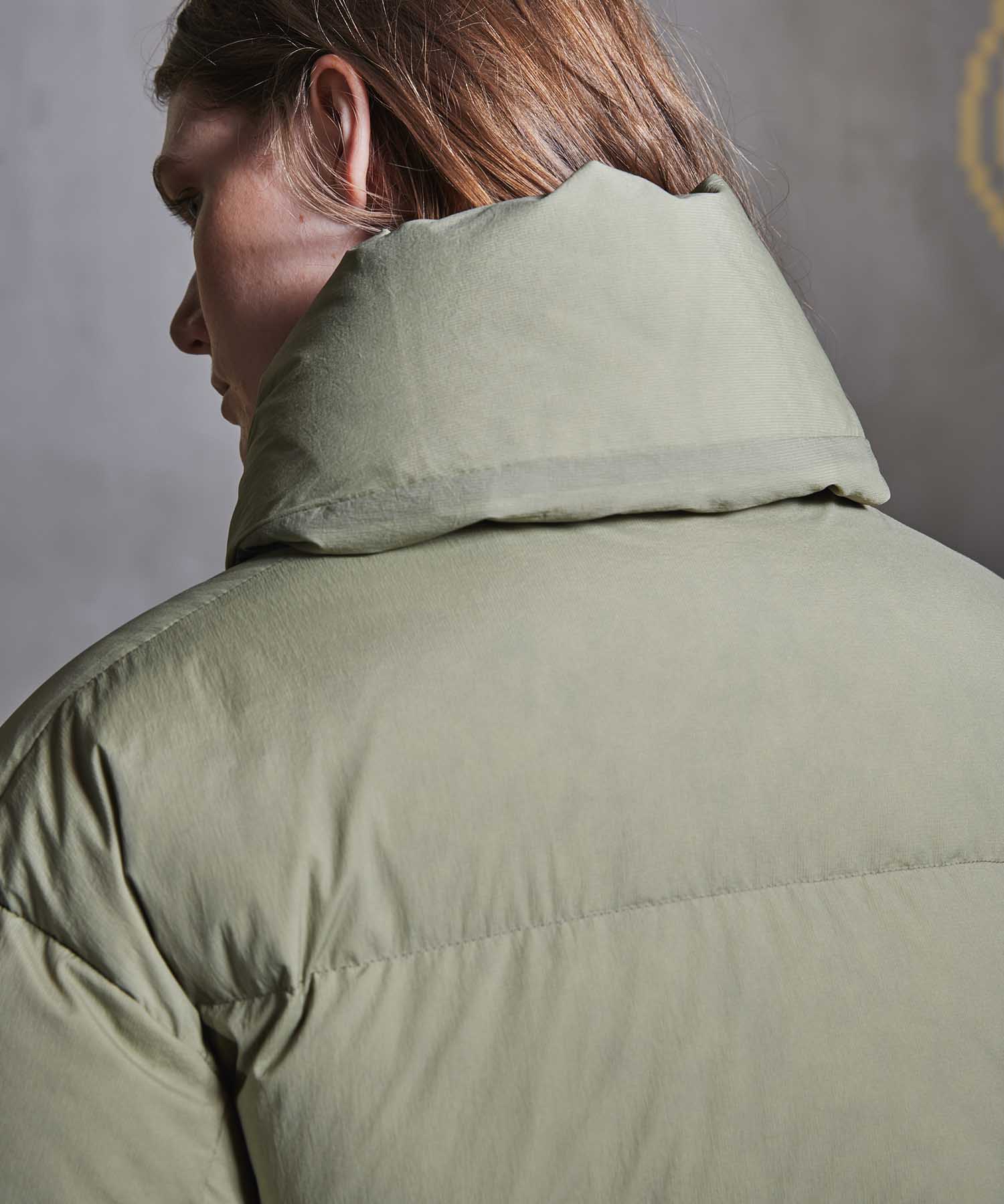 Stretch Nylon Prime-Over Down Jacket