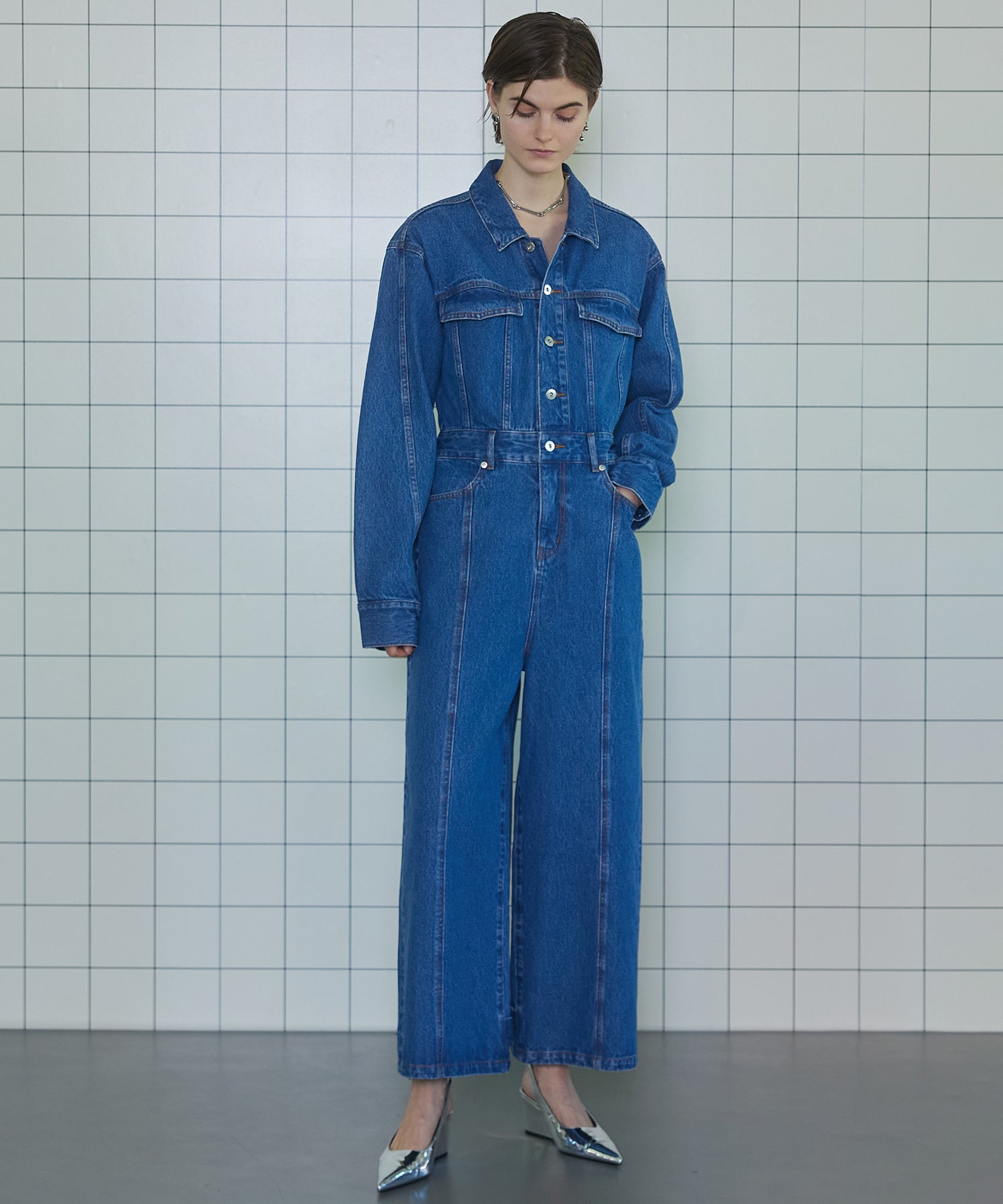 【SALE】Denim Jumpsuit