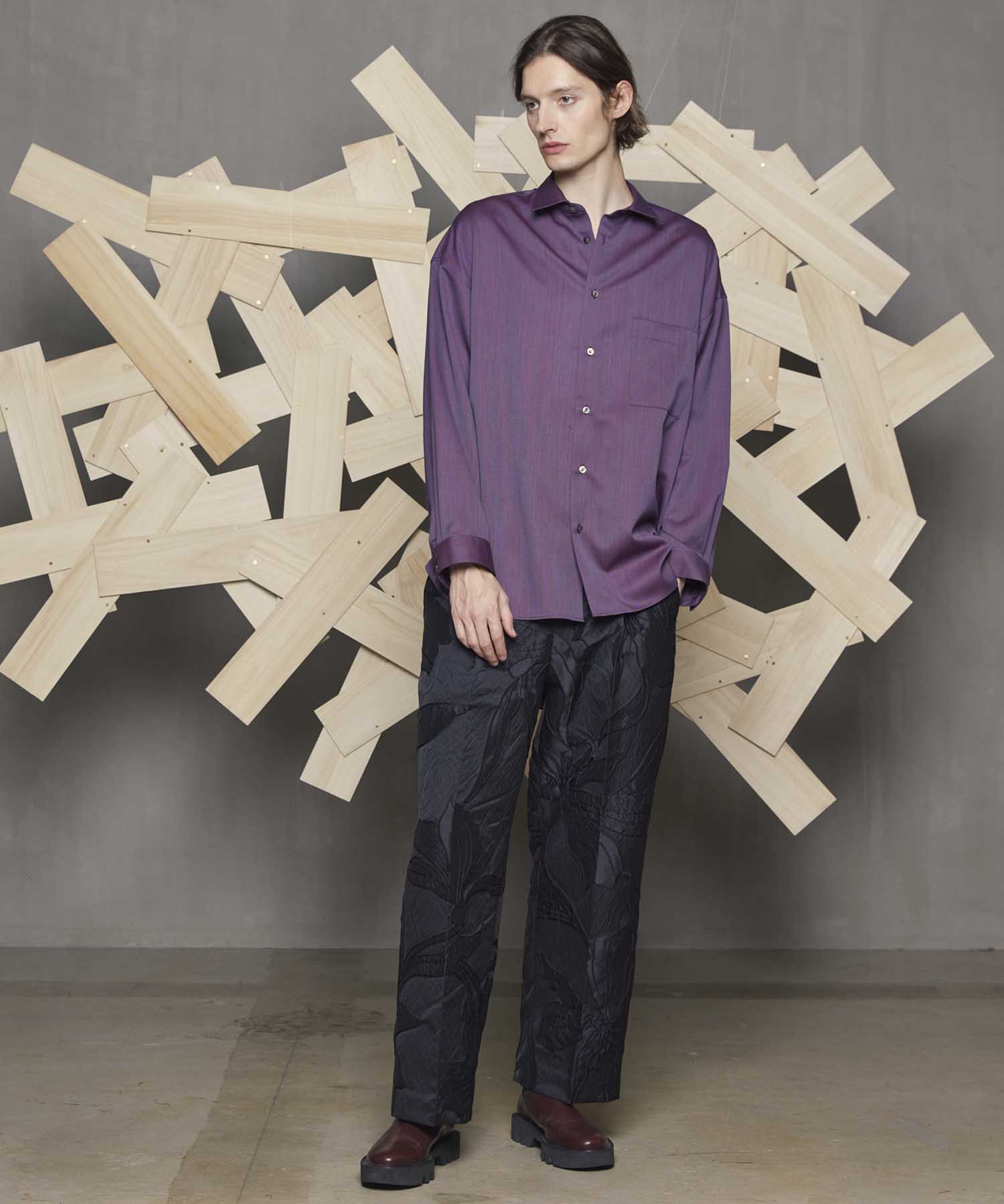 High Count Wool Prime-Over Shirt