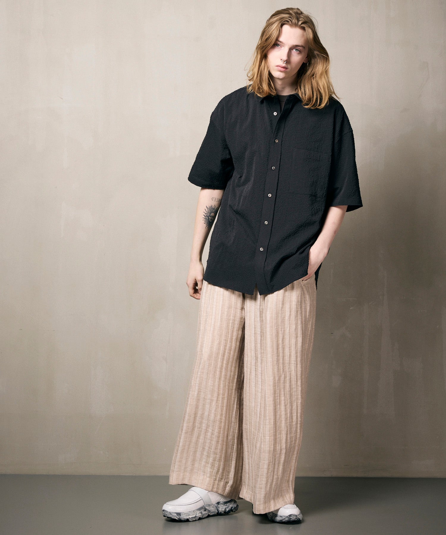 【LIMITED EDITION】Dress-Over Two-Tuck Buggy Pants