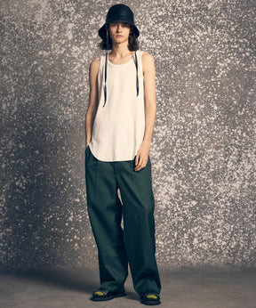 Side Line Twill Wide Pants