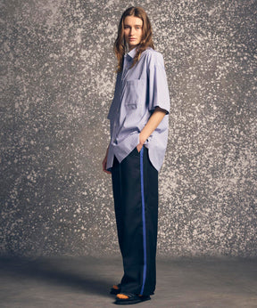 Side Line Twill Wide Pants