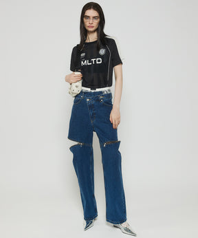 Side Slash Denim Pants