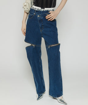 Side Slash Denim Pants