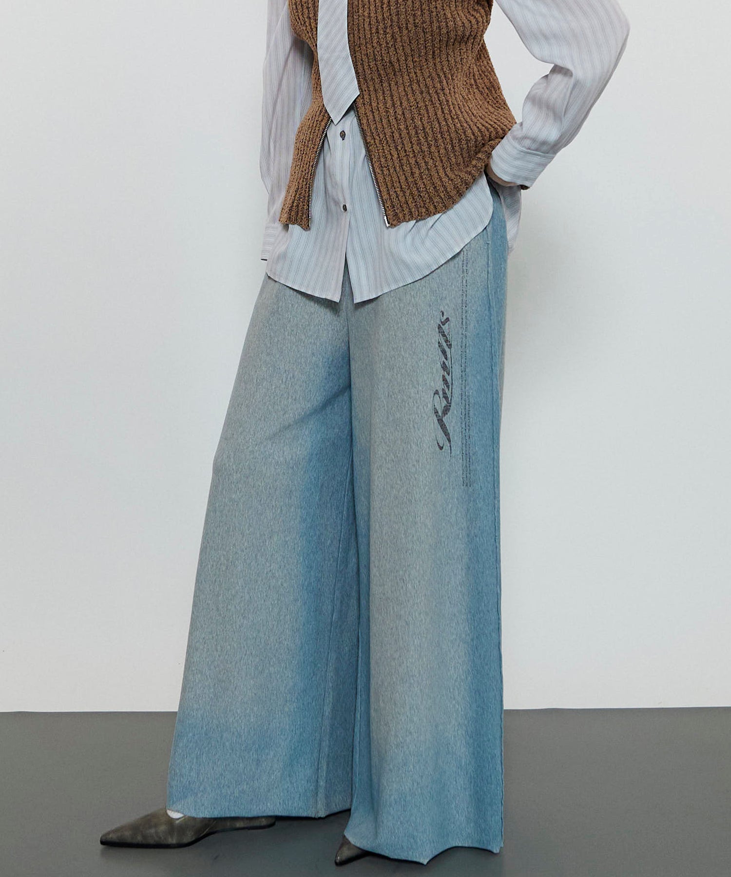 Edge Gradient Wide Pants