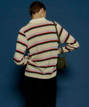 Multi Border Polo Shirt