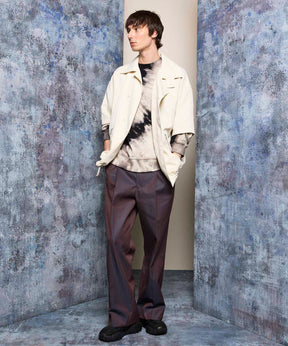 120/2/2 Suvin Cotton Gabardine Prime-Wide One Tuck Pants