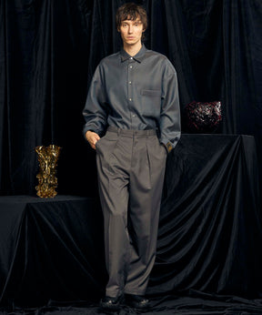 Wool Mix Prime Wide One-Tuck Wide Pants