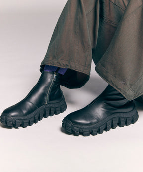 【24AW PRE-ORDER】【SPECIAL SHOES FACTORY COLLABORATION】Rattling Sole Side Zip Boots