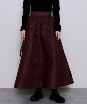 【24WINTER PRE-ORDER】2way Multi Quilted Skirt