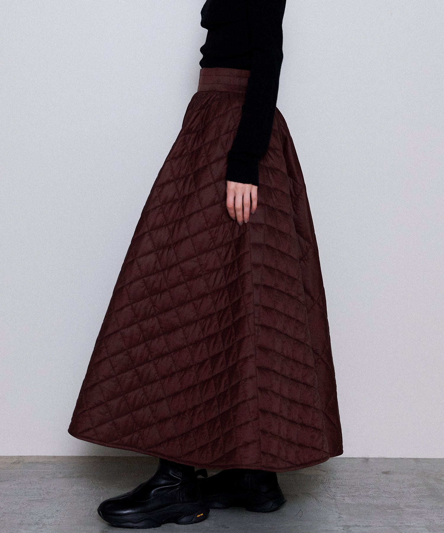 【24WINTER PRE-ORDER】2way Multi Quilted Skirt