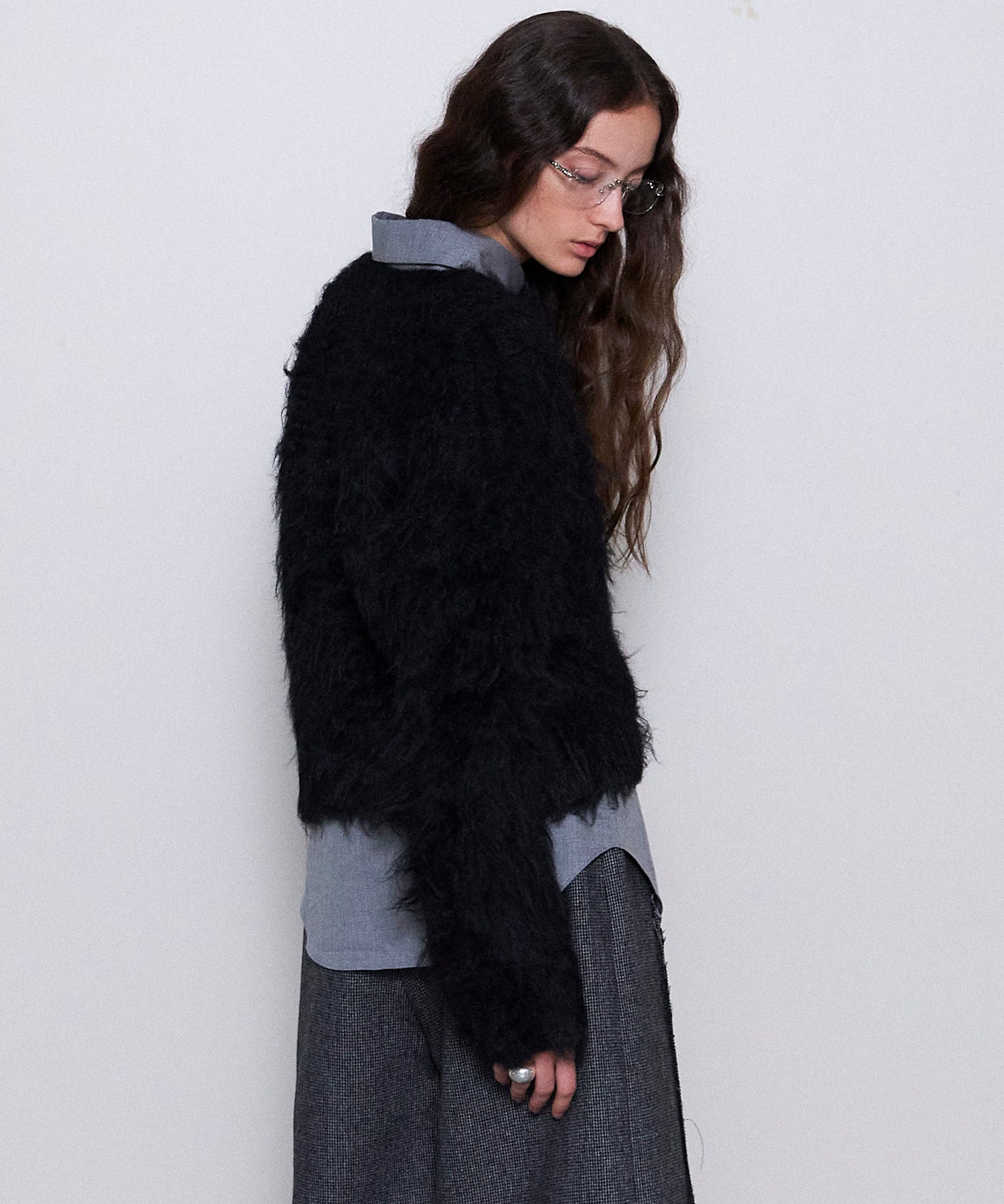 【24WINTER PRE-ORDER】Fluffy Shaggy Knit Pullover