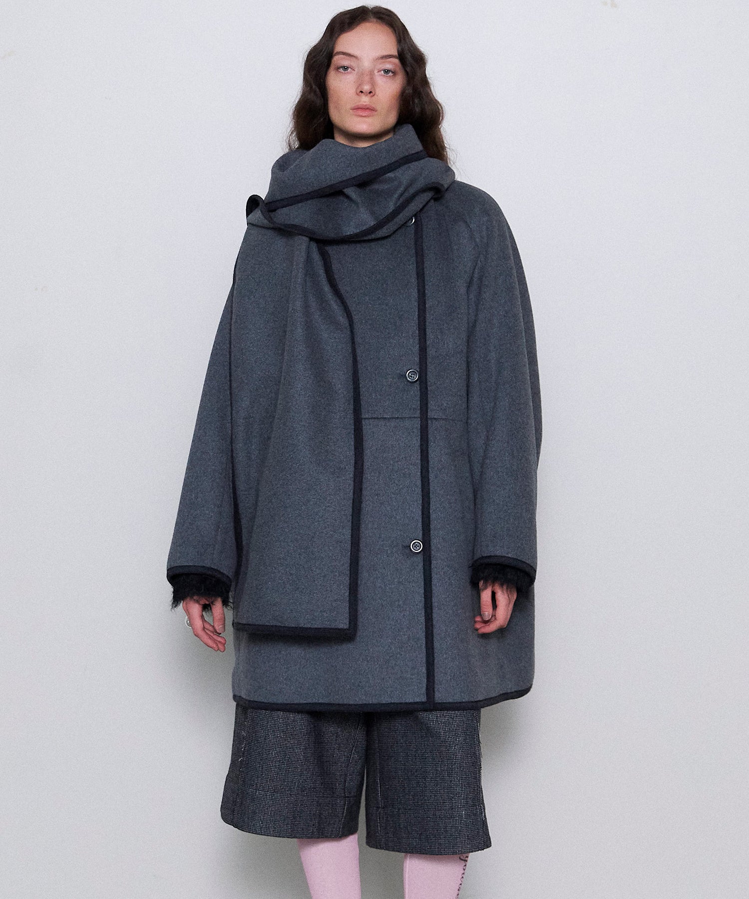 【24WINTER PRE-ORDER】Winter Scarf Tent Coat