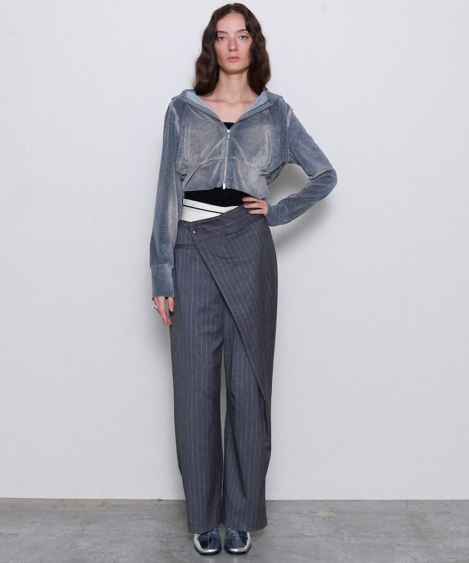 Asymmetry Cocoon Pants