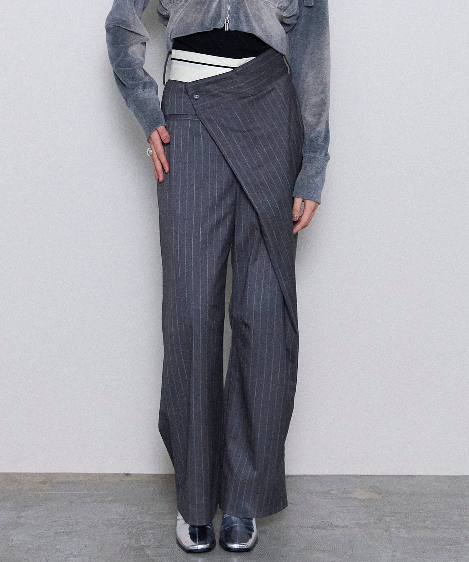 Asymmetry Cocoon Pants