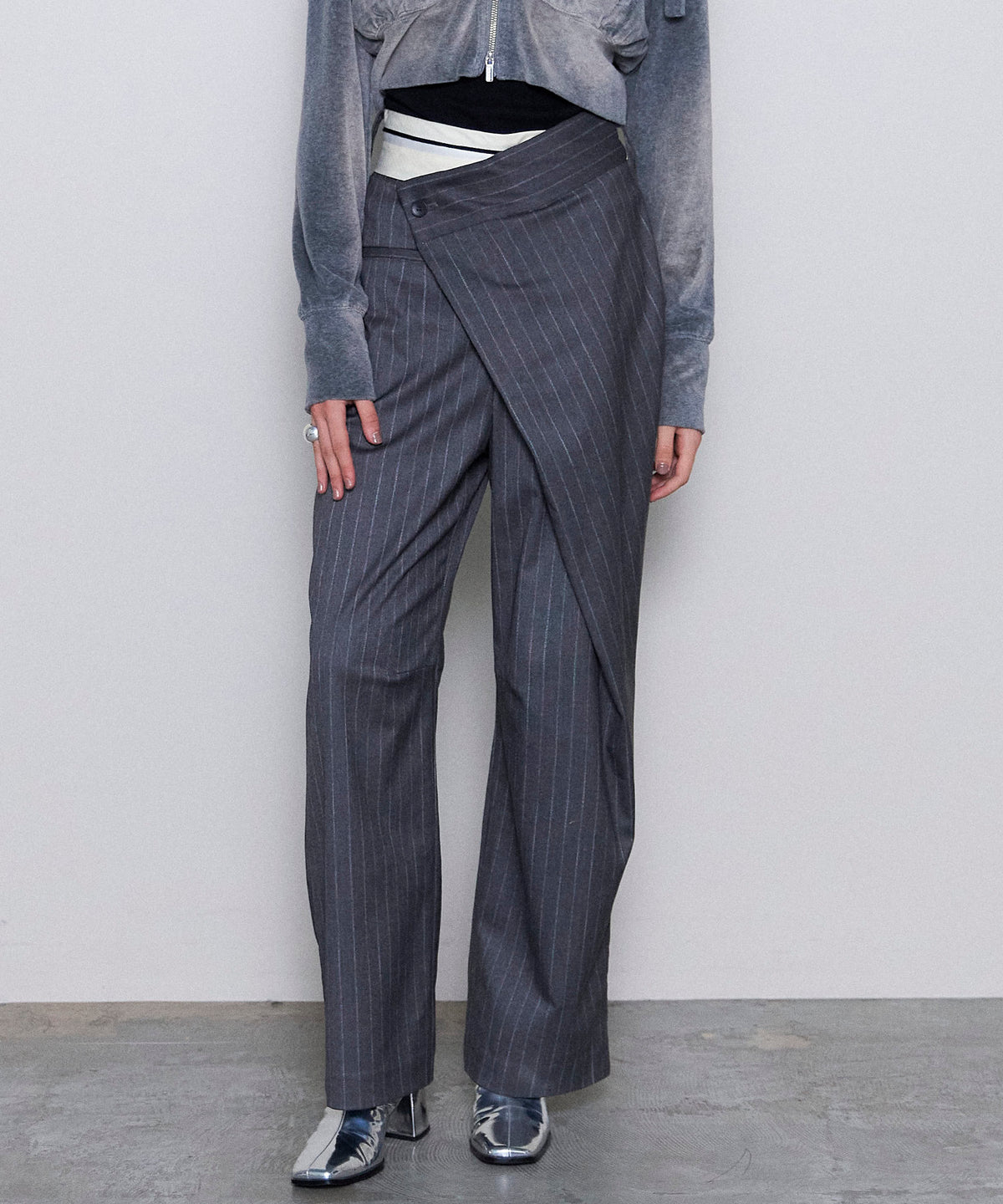 Asymmetry Cocoon Pants