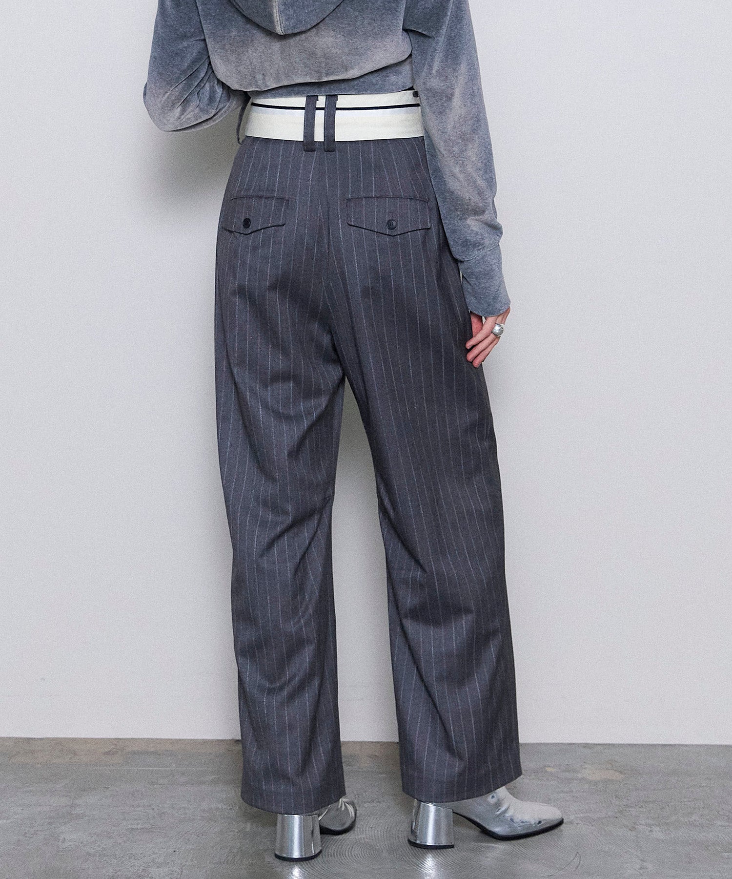 Asymmetry Cocoon Pants