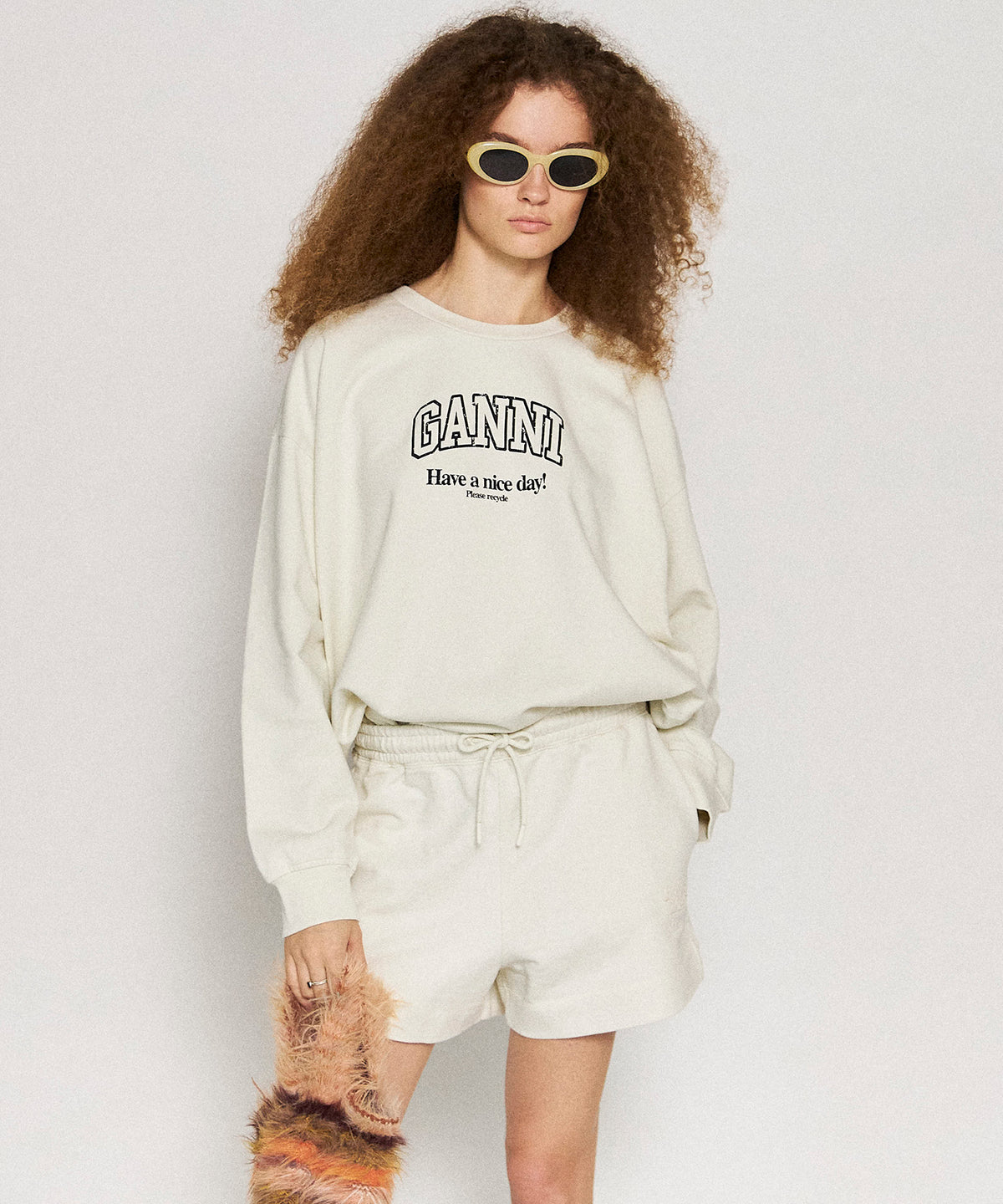 【GANNI】Isoli Ganni Oversized Sweatshirt