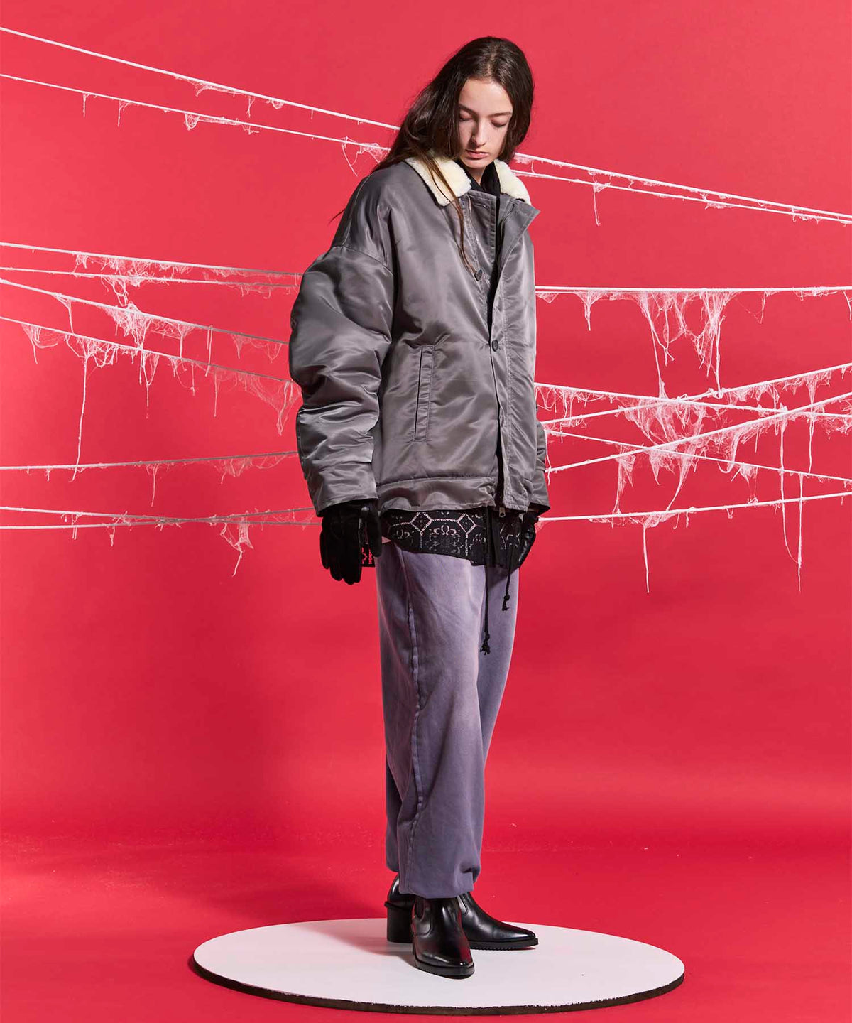 【24AW PRE-ORDER】Prime-Over Reversible Boa Blouson