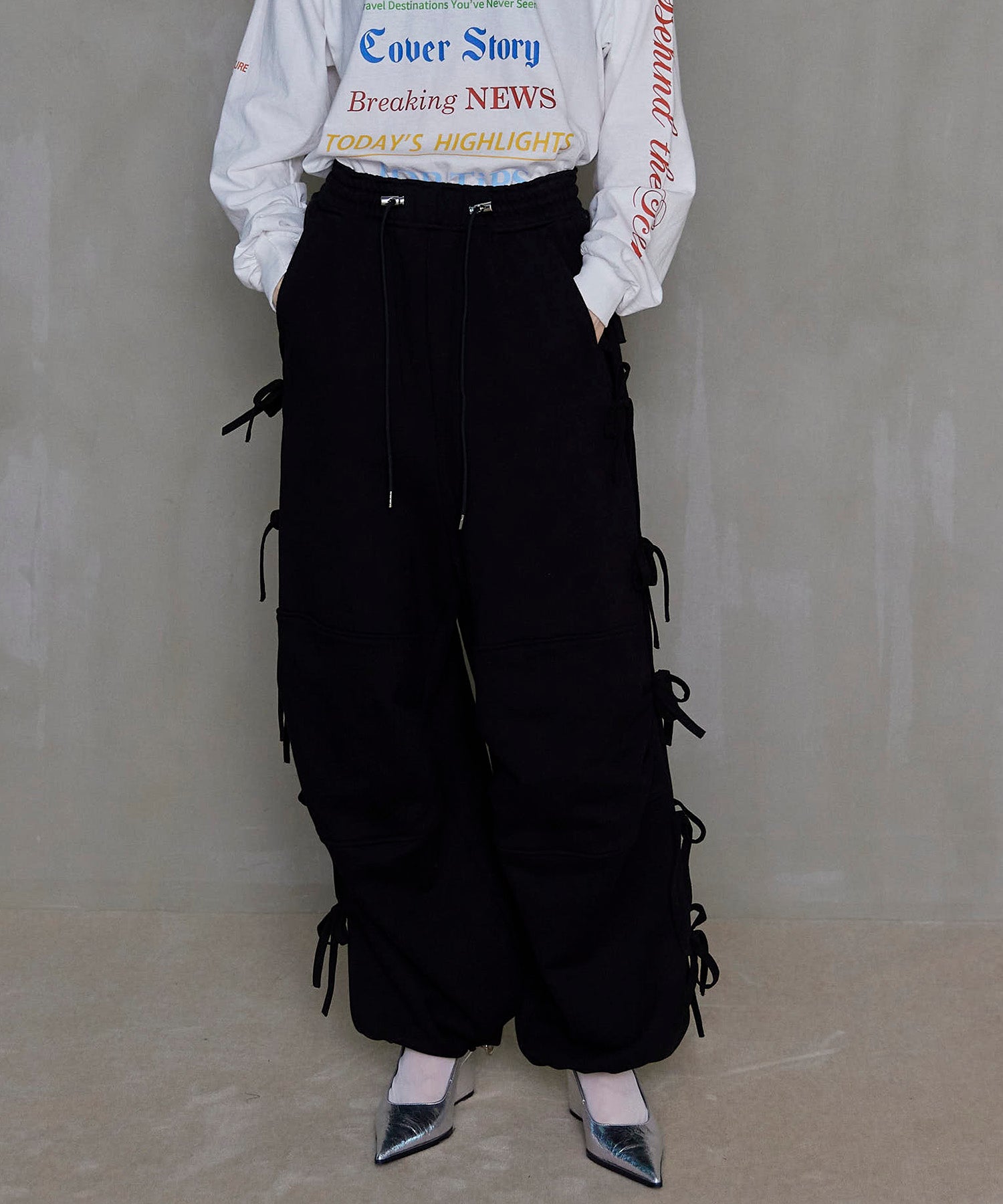 【PRE-ORDER】Side Ribbon Sweatpants