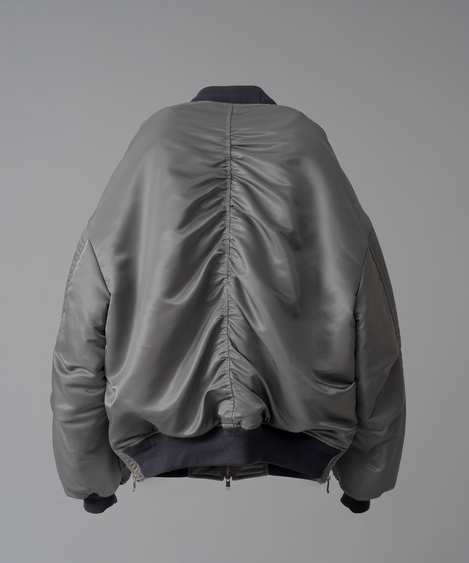 Prime-Over Wool Nylon MA-1 Bomber Jacket