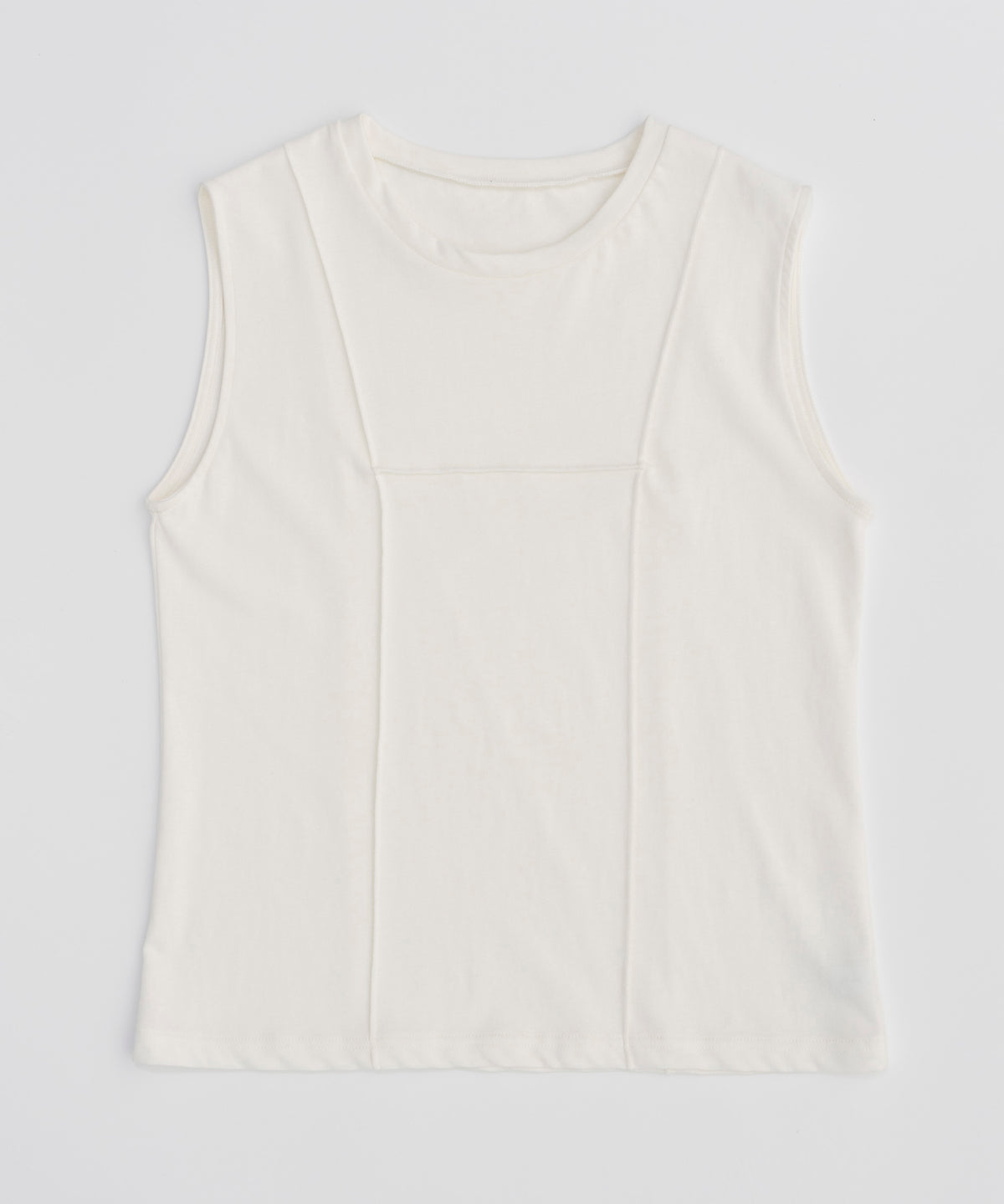 Pin Tuck Sleeveless Tops