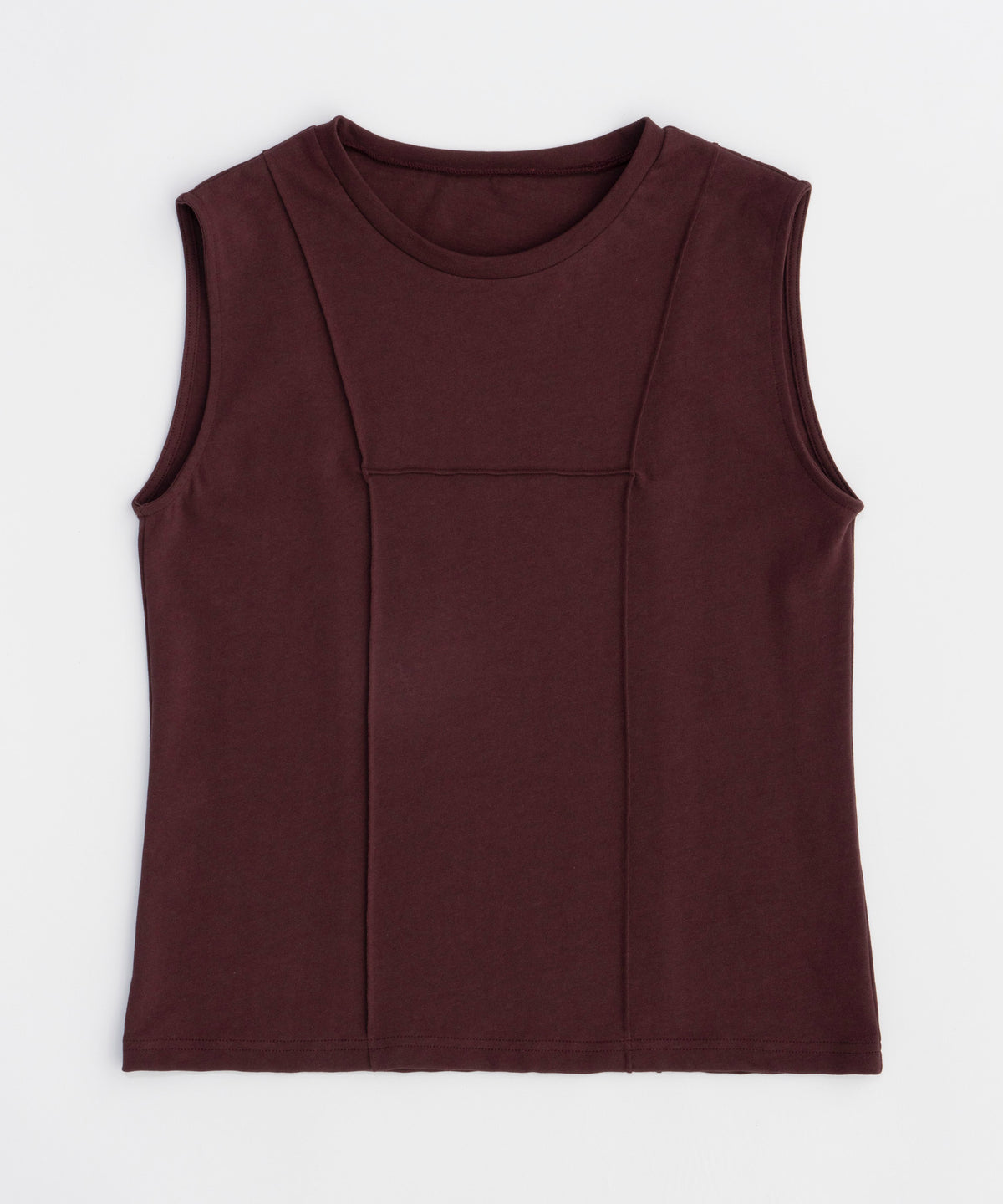 Pin Tuck Sleeveless Tops