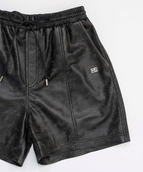 Vintage Vegan Leather Shorts