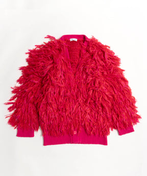 【SALE】Shaggy Fringe Hand Cardigan