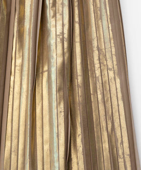 Foil Pleated Skirt