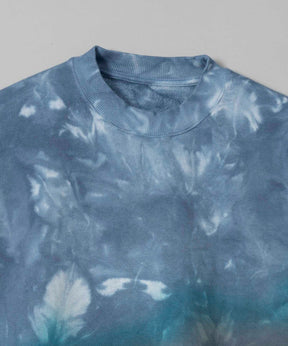 Hand Tie-Dye Sweat Prime-Over Crew Neck Pullover