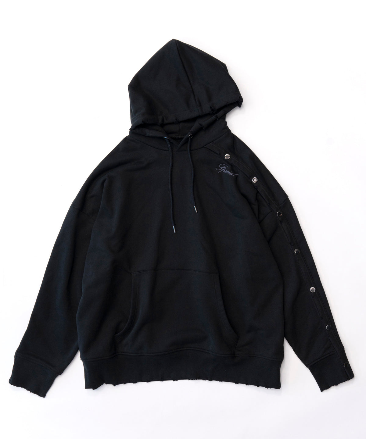 Dot Button Hoodie