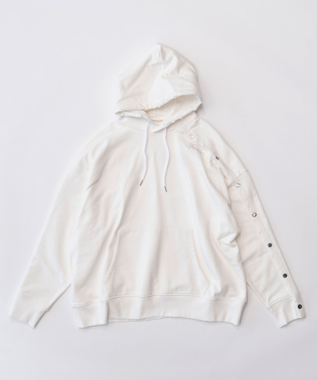 Dot Button Hoodie