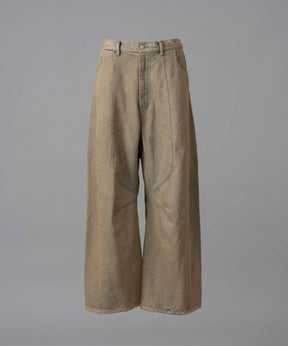 【PRE-ORDER】Three-Dimensional Cutting Denim Pants