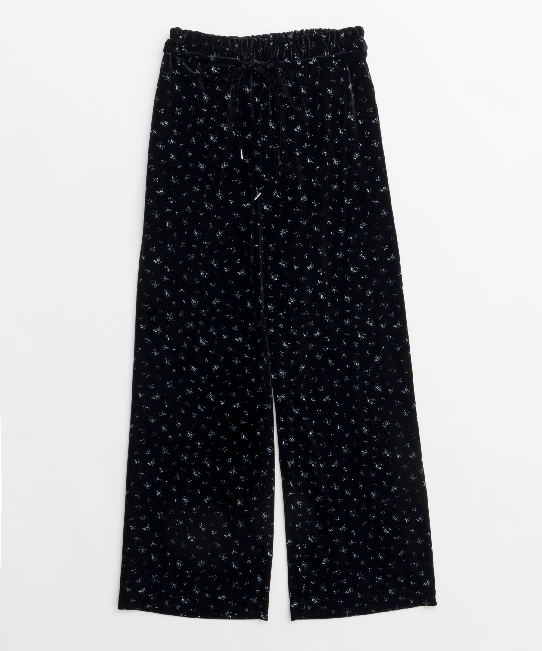 【24WINTER PRE-ORDER】Flower Velor Easy Pants