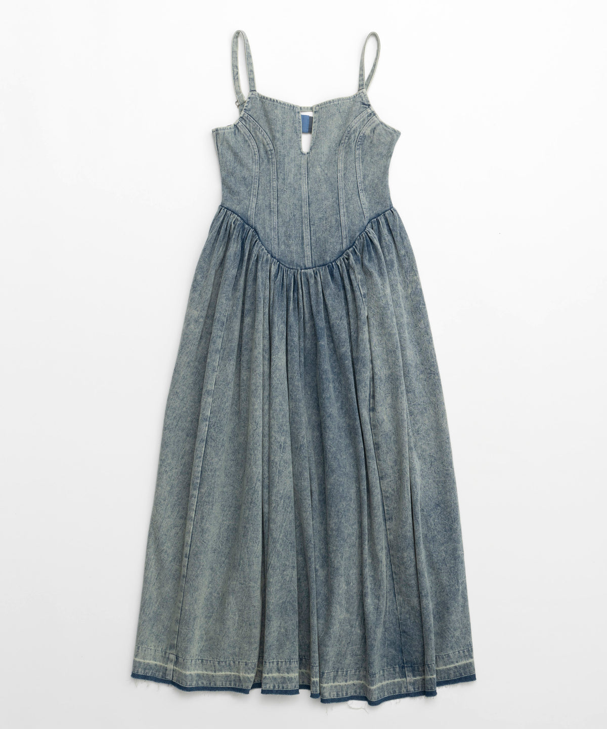 【SALE】Denim Camisole Maxi One-piece Dress