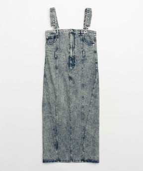 【SALE】2way Denim One-piece Dress