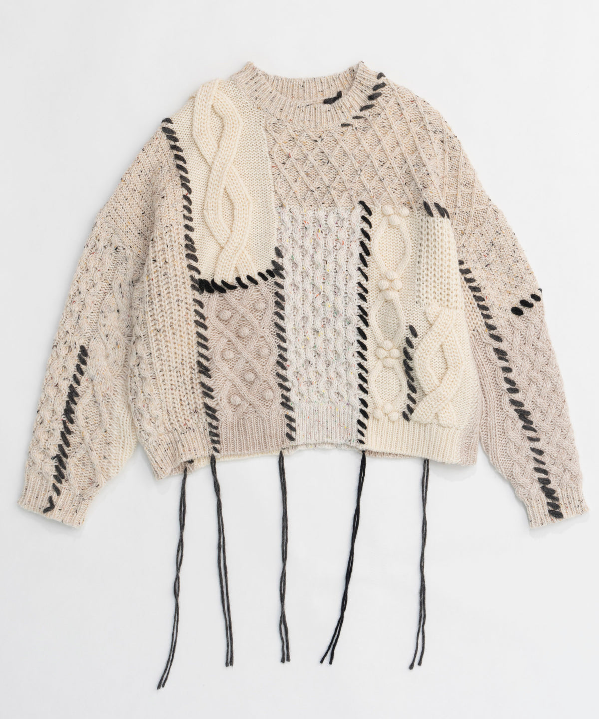 【24WINTER PRE-ORDER】Cable Knitting Stitch Knit Tops