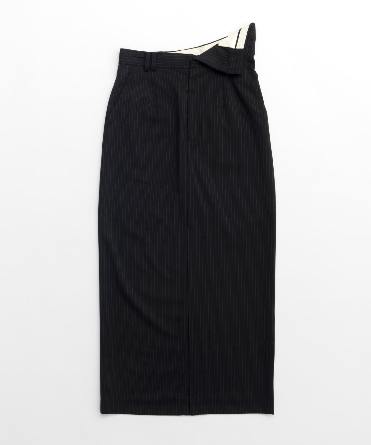 【SALE】Turnback Waist Tight Maxi Skirt