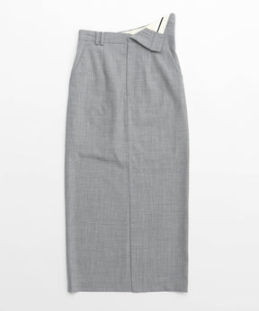 【SALE】Turnback Waist Tight Maxi Skirt