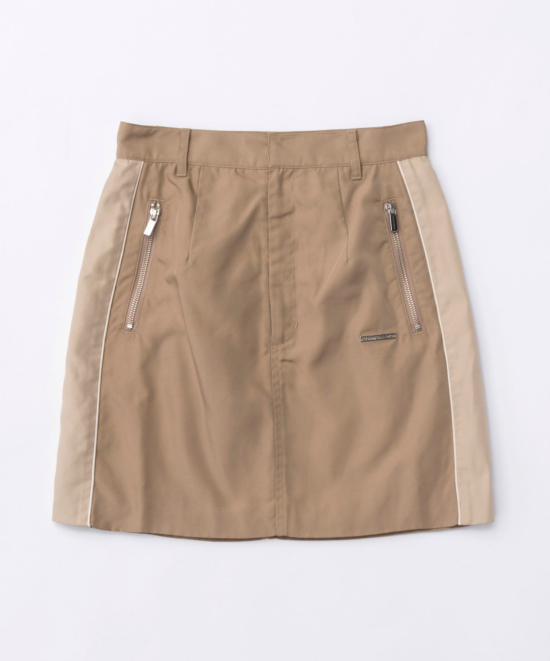 【SALE】Side Line Oxford Mini Skirt