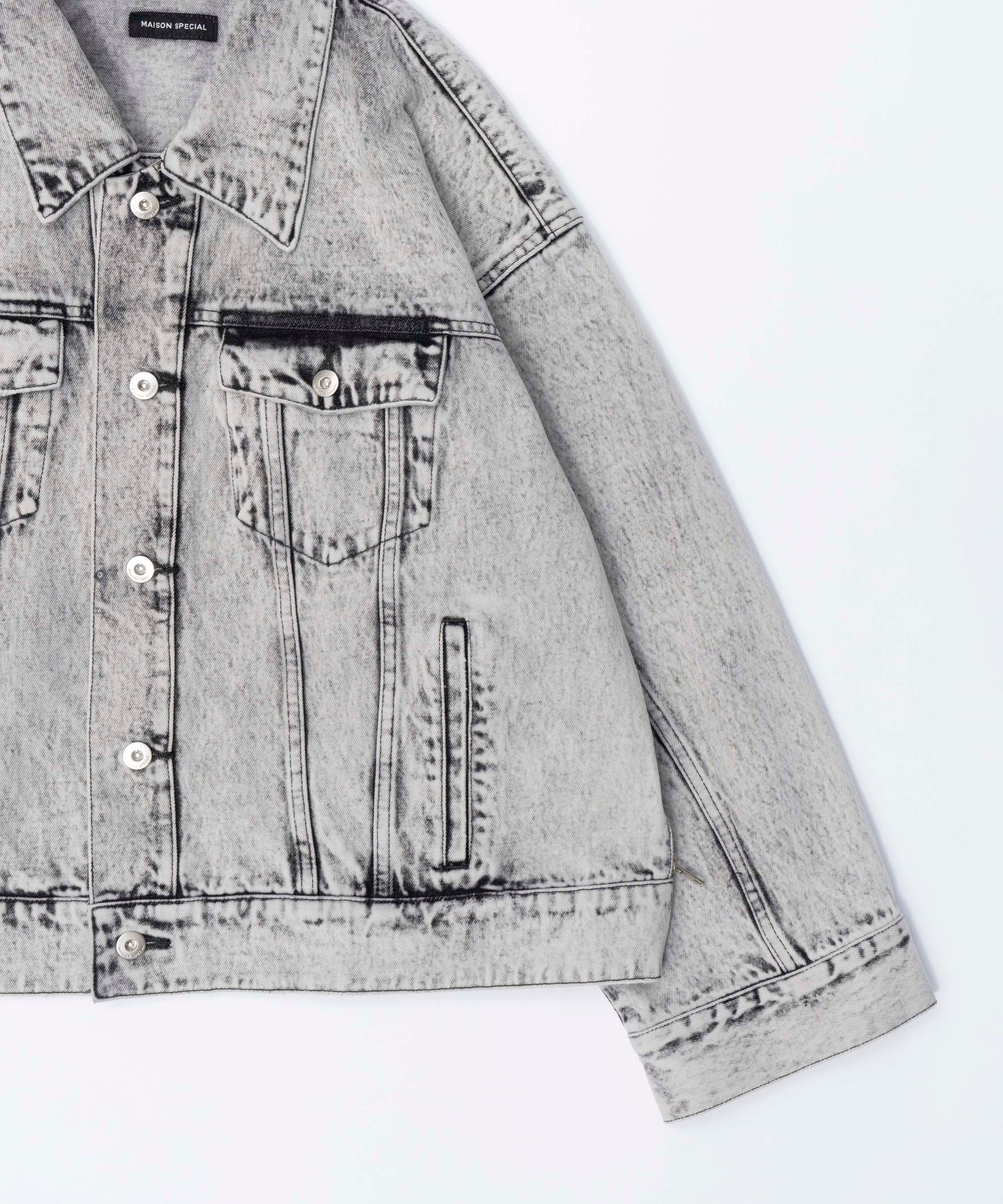 2way Oversizedd Denim Jacket