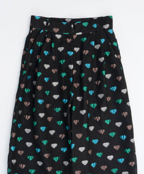 Heart Jacquard Pants