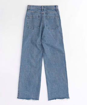 Side Long Zip Denim