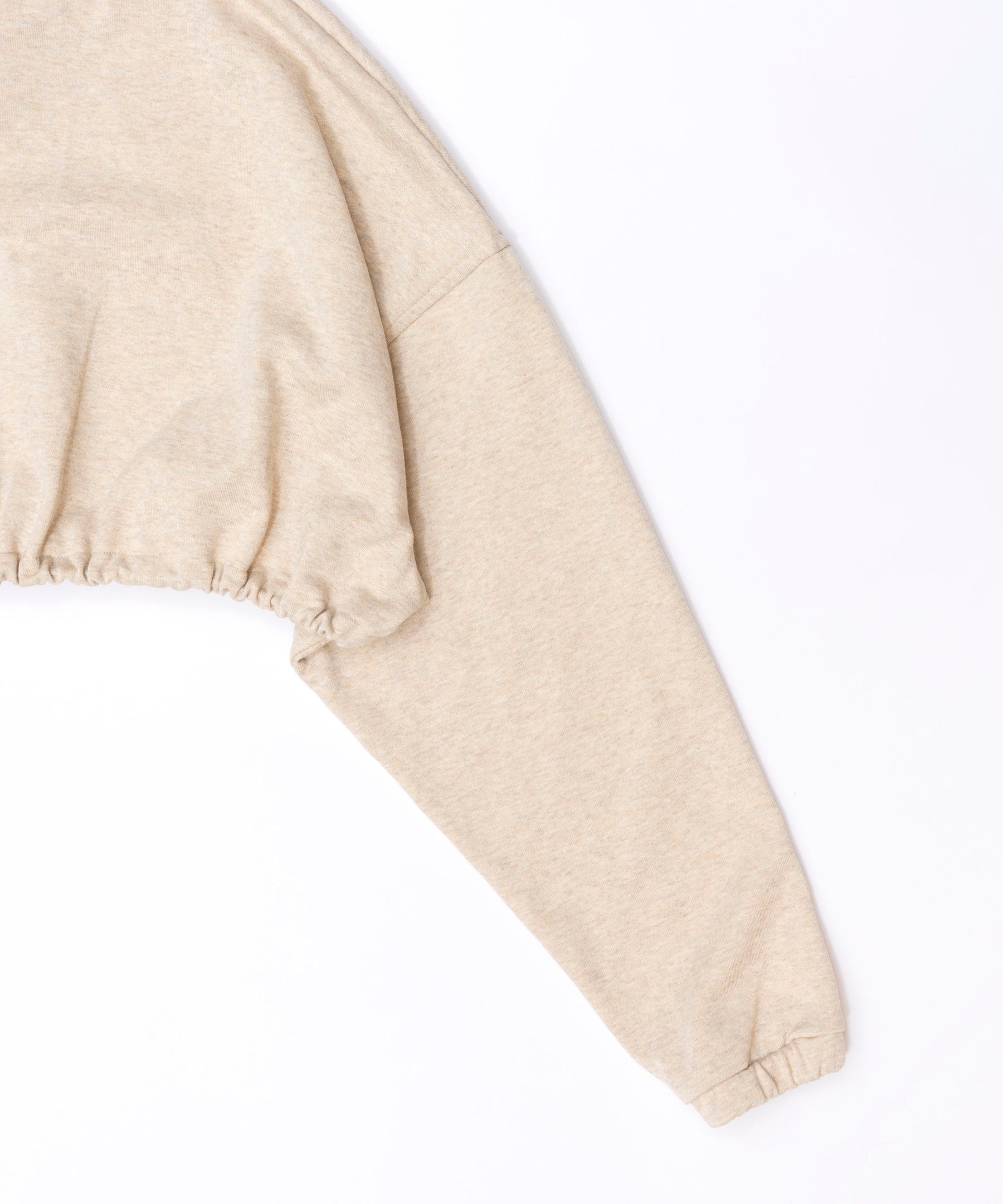 【SALE】Half Zip Cropped Sweat Top