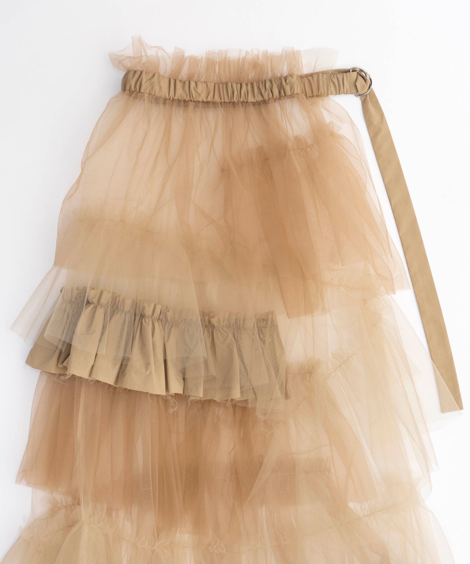 Raffle Tulle Layered Wrap Skirt